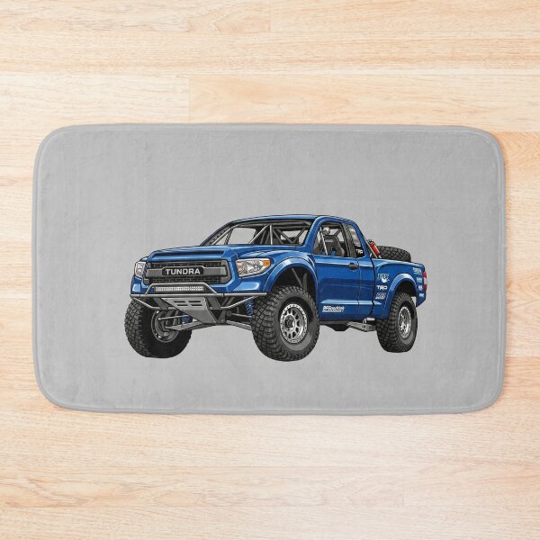Item preview, Custom Toyota Tundra Trophy Truck Blue Desert Racing Pickup Illustration designed and sold by Motorline44.