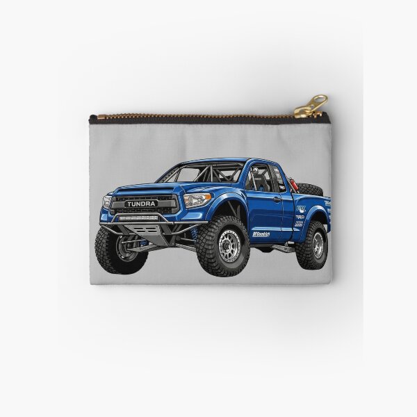 Artikelvorschau, Illustration eines individuell gestalteten Toyota Tundra Trophy Trucks in Blue Desert Racing entworfen und verkauft von Motorline44.