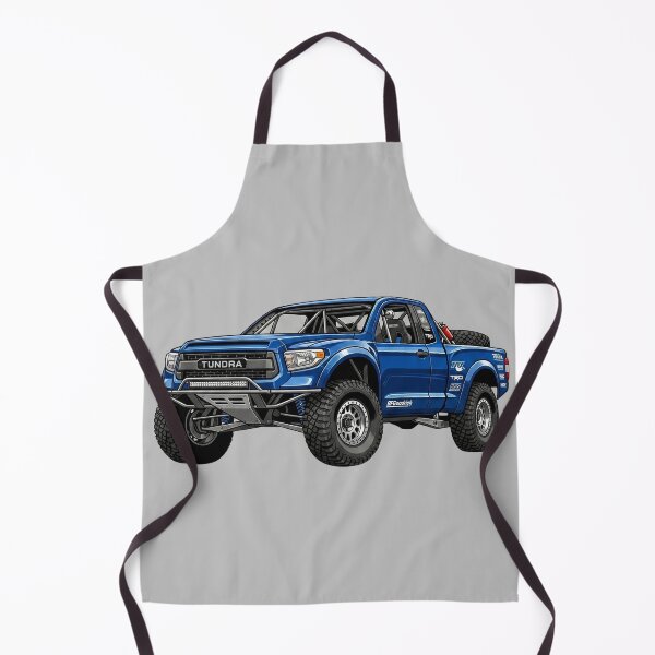 Item preview, Custom Toyota Tundra Trophy Truck Blue Desert Racing Pickup Illustration designed and sold by Motorline44.