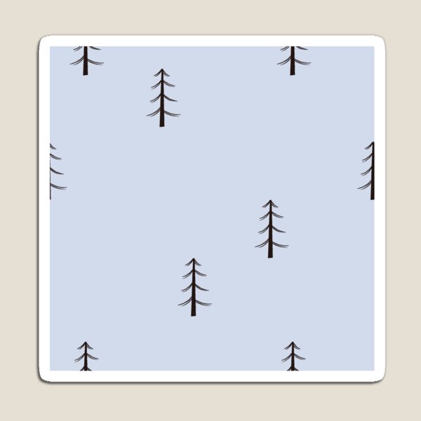 Item preview, Minimalist Forest on Pale Blue designed and sold by KSimpson838.
