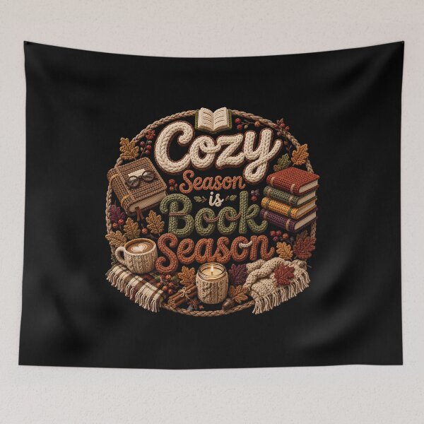 Item preview, Cozy Season Is Book Season, Book Lover Autumn Reading Gift Classic T-Shirt  designed and sold by podlook.