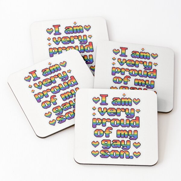 Item preview, I Am Very Proud of My Gay Son – Pixel Art designed and sold by ZhivanCrimson.