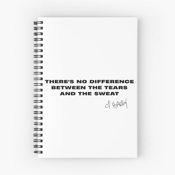 Item preview, There Is No Difference Between The Tears And The Sweat Typographic Design designed and sold by eMKa82.