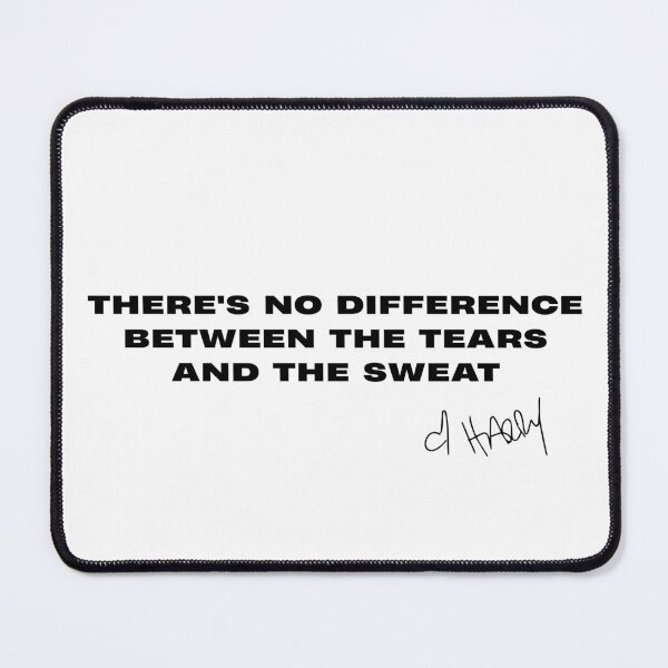 Item preview, There Is No Difference Between The Tears And The Sweat Typographic Design designed and sold by eMKa82.