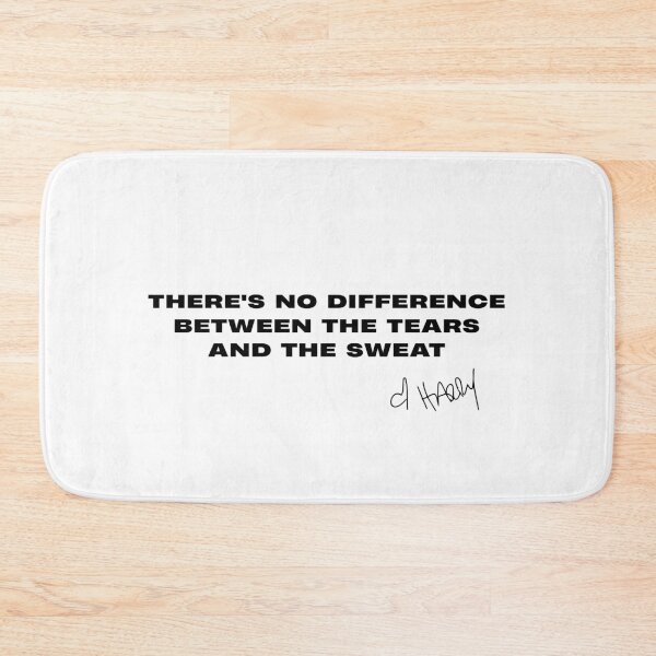 Item preview, There Is No Difference Between The Tears And The Sweat Typographic Design designed and sold by eMKa82.