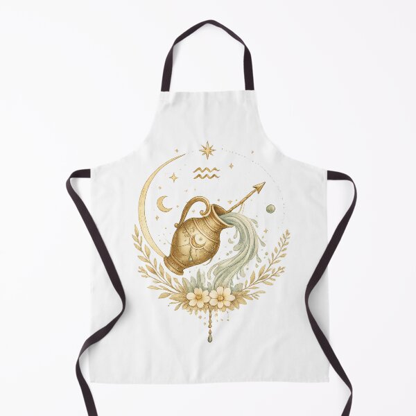 Item preview, Bohemian Aquarius Zodiac Floral Design designed and sold by NucciCollective.