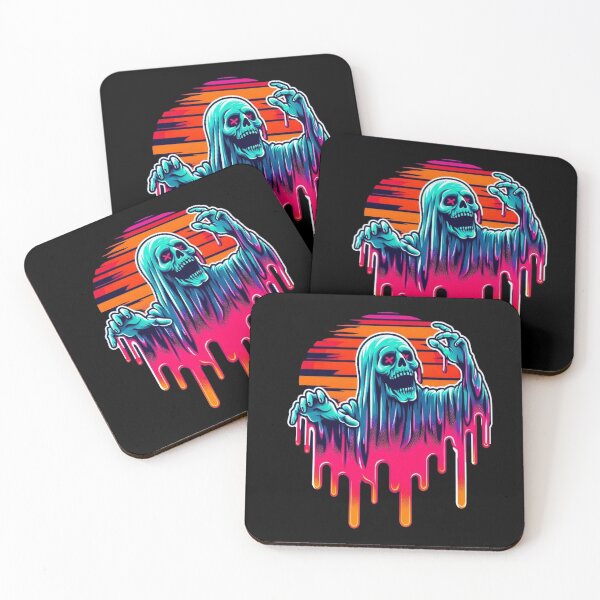 Item preview, Retro zombie ghost skull designed and sold by Shirtabell.