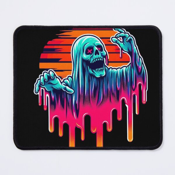 Item preview, Retro zombie ghost skull designed and sold by Shirtabell.