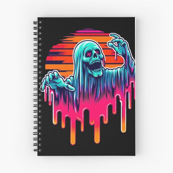 Item preview, Retro zombie ghost skull designed and sold by Shirtabell.