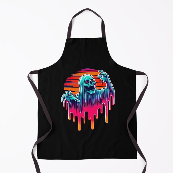Item preview, Retro zombie ghost skull designed and sold by Shirtabell.