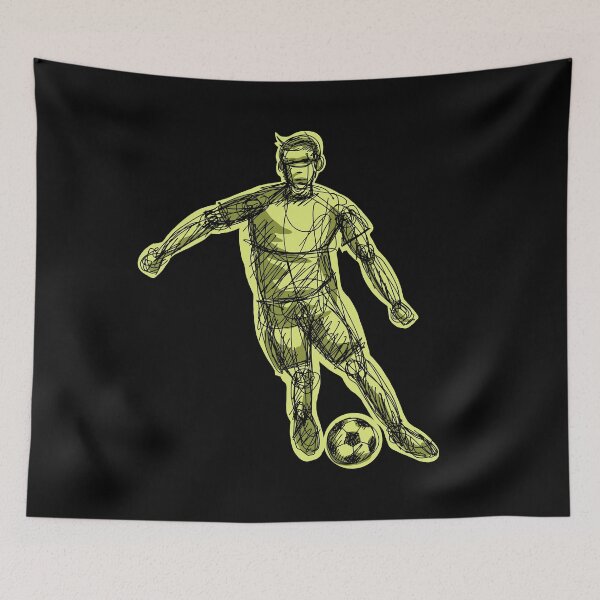 Item preview, Soccer Star with black background  designed and sold by missmann.