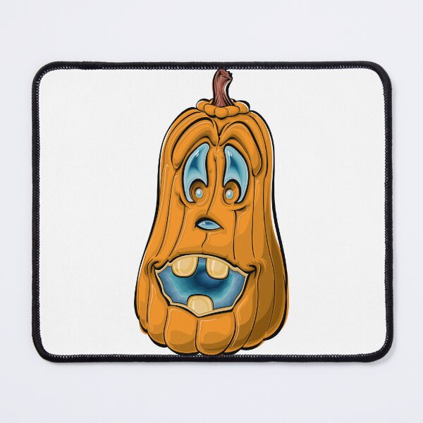 Item preview, Scary Halloween Pumpkin Cartoon designed and sold by Sela Art .