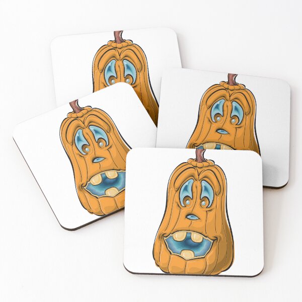 Item preview, Scary Halloween Pumpkin Cartoon designed and sold by     Sela Art .