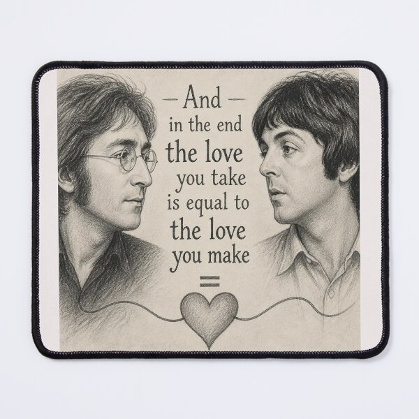 Item preview, John & Paul - And in the end, the love you take is equal to the love you make designed and sold by CinemaChronik.