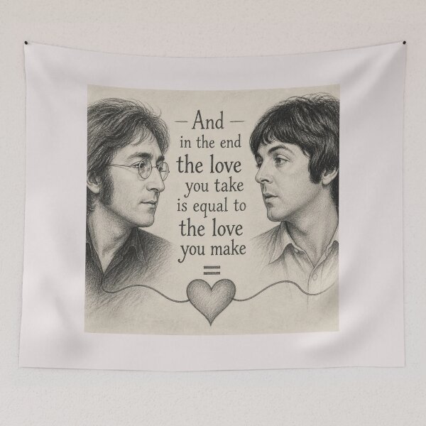 Item preview, John & Paul - And in the end, the love you take is equal to the love you make designed and sold by CinemaChronik.