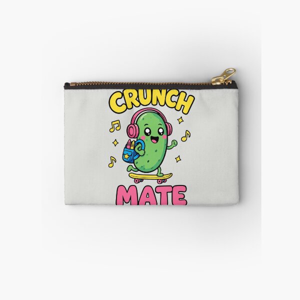 Item preview, Crunch Mate Kawaii Skateboard Pickle designed and sold by DigitalGlade.