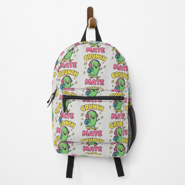 Item preview, Crunch Mate Kawaii Skateboard Pickle designed and sold by DigitalGlade.