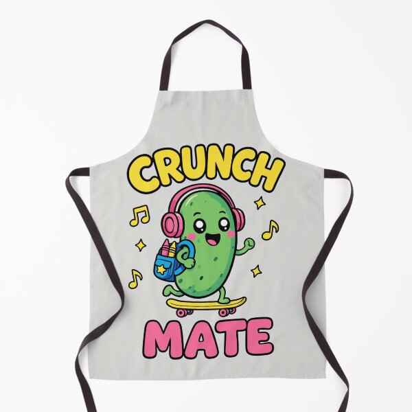 Item preview, Crunch Mate Kawaii Skateboard Pickle designed and sold by DigitalGlade.