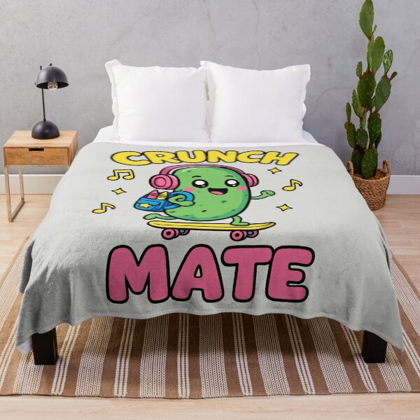 Item preview, Crunch Mate Kawaii Skateboard Pickle designed and sold by DigitalGlade.