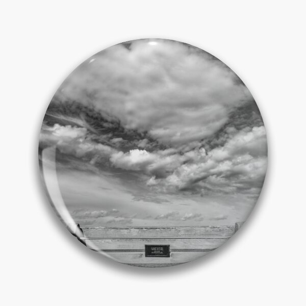 Item preview, Scenic Ocean View Bench BW designed and sold by Gerard Fornarotto.