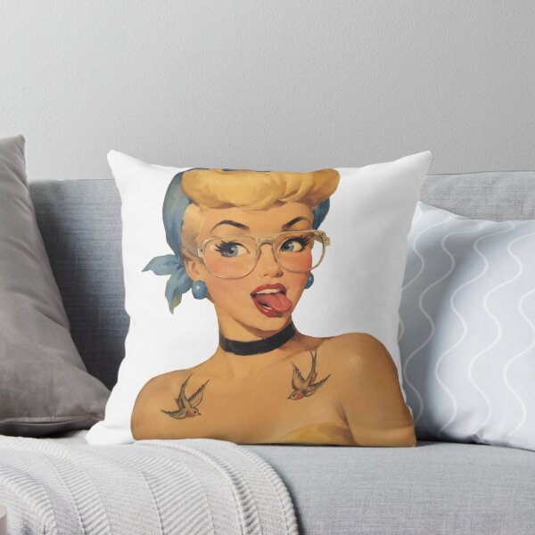 Item preview, Rockabilly Pin Up Girl | Vintage Retro Tattoo Babe Original Illustration designed and sold by Cosplayvintage.