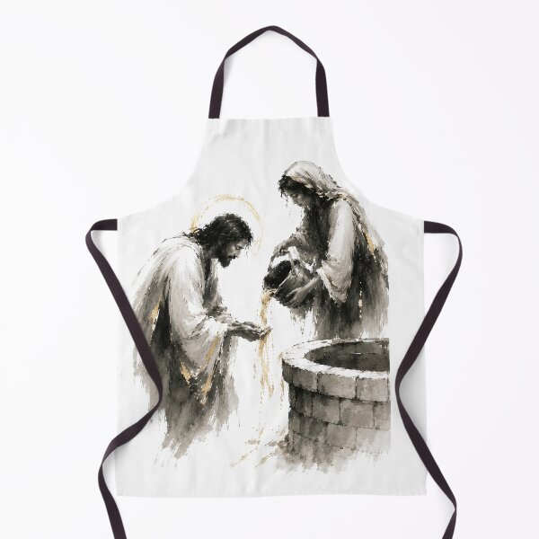 Item preview, Jesus asks water to the Woman at the Well Art designed and sold by Phos Creatives.