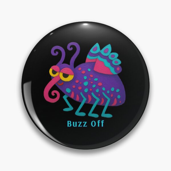 Item preview, Buzz Off - Funny Cute Bug designed and sold by PatykArt.