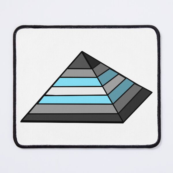 Item preview, Pyramid Pride Flag Demiboy designed and sold by HarveyHandcraftsandDesigns.