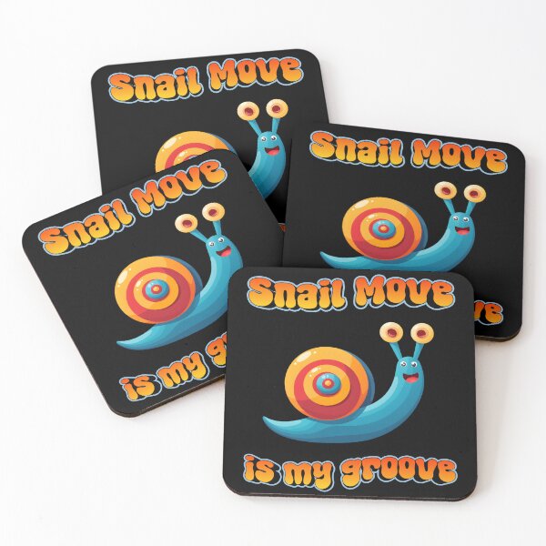 Item preview, Snail Move Is My Groove Funny Cute Snail Retro Cartoon Illustration designed and sold by LoveTeeDesigns.