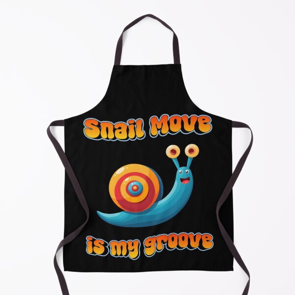 Item preview, Snail Move Is My Groove Funny Cute Snail Retro Cartoon Illustration designed and sold by LoveTeeDesigns.