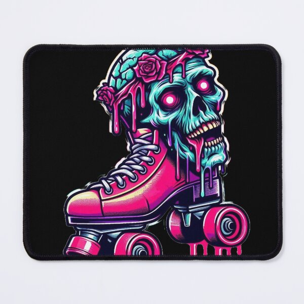 Item preview, Retro zombie skull designed and sold by Shirtabell.
