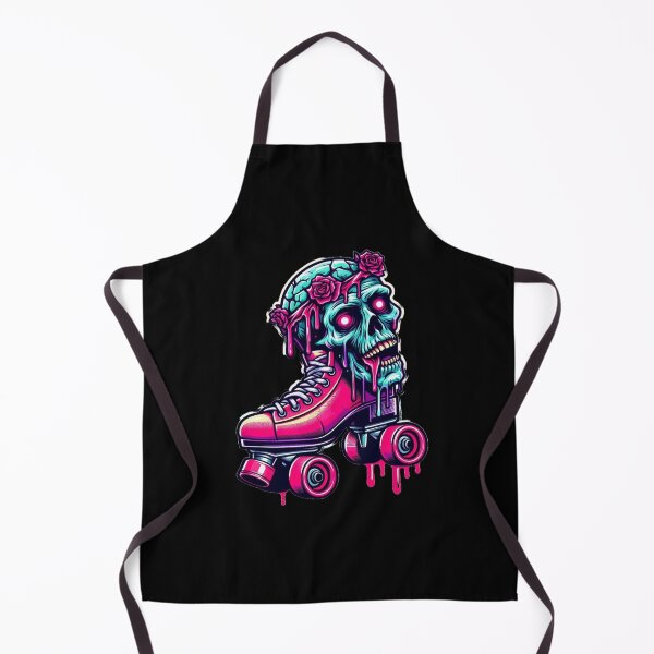 Item preview, Retro zombie skull designed and sold by Shirtabell.