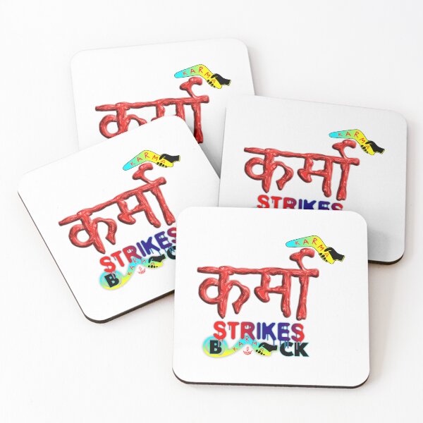 Item preview, Karma Strikes Back, Motivational Typography T-shirt design designed and sold by T2T-ees.