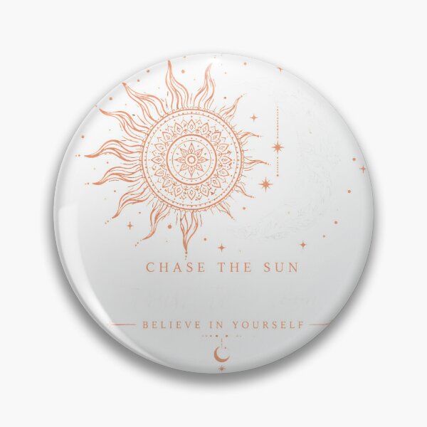 Item preview, Chase the Sun Trust the Moon | Celestial Boho Sun Moon T-Shirt designed and sold by CalmMandala.