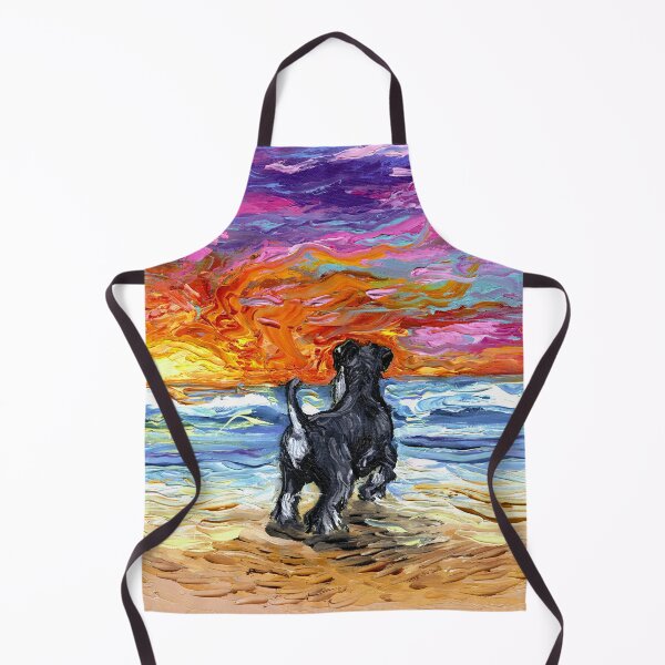 Item preview, Beach Days - Schnauzer designed and sold by AjaTrier.