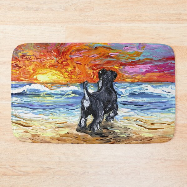 Item preview, Beach Days - Schnauzer designed and sold by AjaTrier.