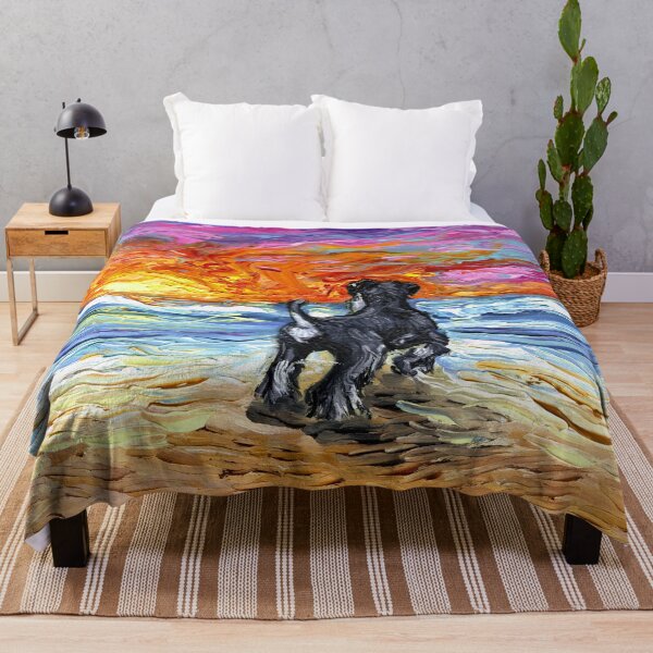 Item preview, Beach Days - Schnauzer designed and sold by AjaTrier.