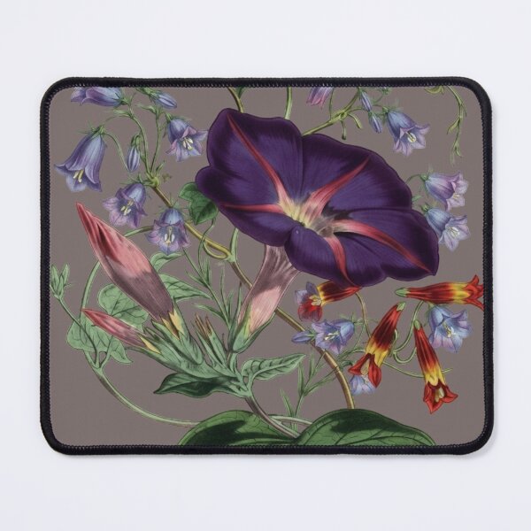 Item preview, Midnight Blooms: Vintage Botanical Purple Morning Glory & Bellflowers designed and sold by 63Hotpeppers.