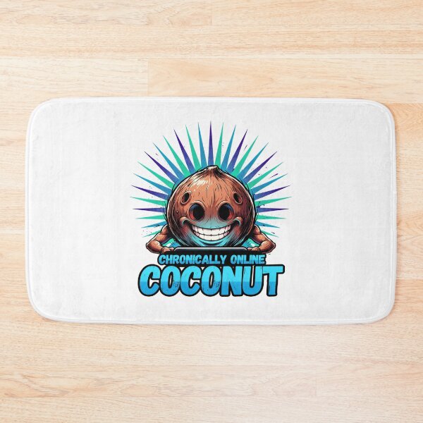 Item preview, Chronically Browsing Coconut Graphic designed and sold by ColeLaniTrading.