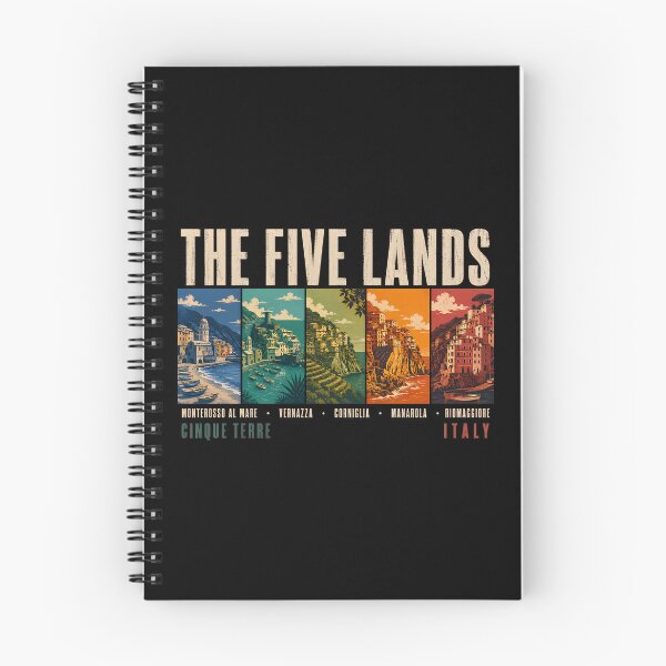 Item preview, The Five Lands Cinque Terre Italy Illustration Vintage designed and sold by KrisSidDesigns.