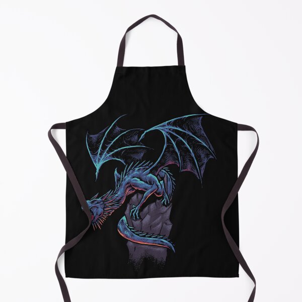Item preview, Blue Dragon Perched on Stone Cliff designed and sold by Rogue Heart Collective™.
