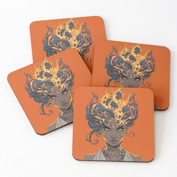 Item preview, Volcanic Fire Goddess designed and sold by MythicMood.