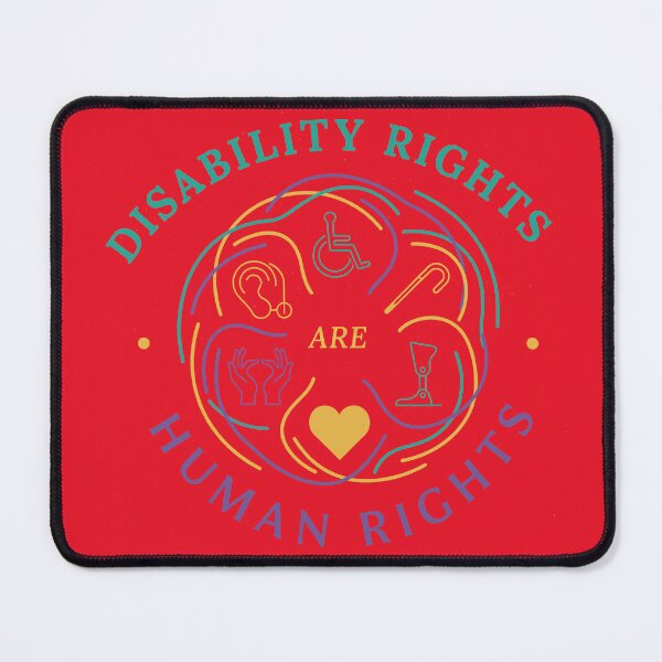Item preview, Disability Rights Are Human Rights Space Background Design designed and sold by SkymarArt.