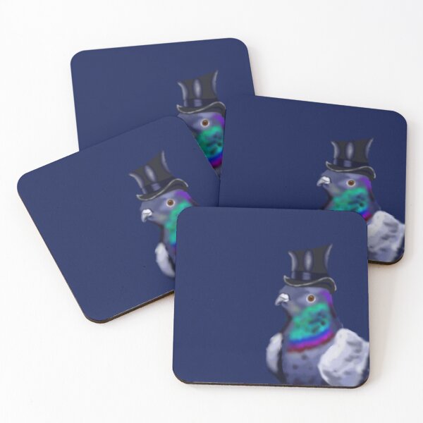 Item preview, Fancy Pigeon | Victorian Bird | Funny Gothic Sticker designed and sold by Marianarcezar.