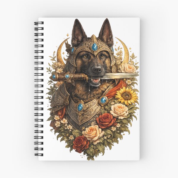 Item preview, Celestial Belgian Malinois Warrior designed and sold by Mosslume Studio.