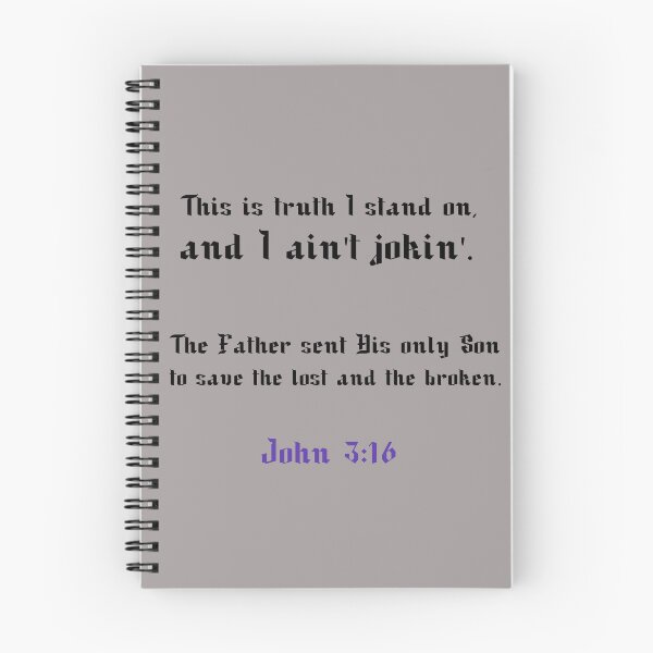 Item preview, This truth I stand on... | John 3:16 designed and sold by kjson1.