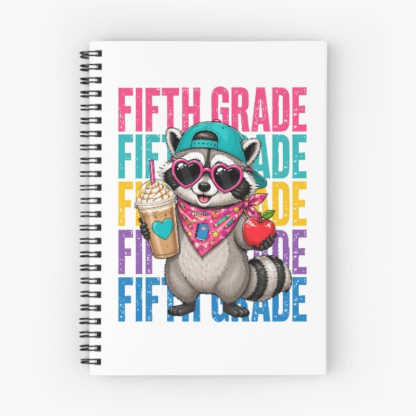 Item preview, Funny Back to School Raccoon Feral Fifth Grade 5th Grader designed and sold by BornBorn.