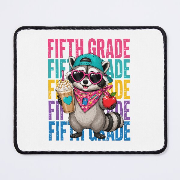 Item preview, Funny Back to School Raccoon Feral Fifth Grade 5th Grader designed and sold by BornBorn.
