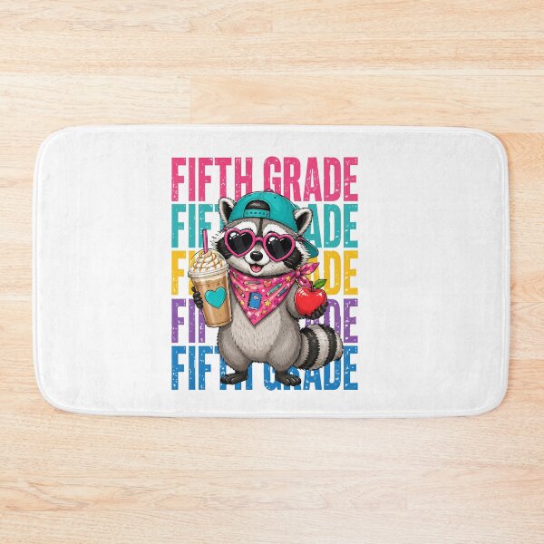 Item preview, Funny Back to School Raccoon Feral Fifth Grade 5th Grader designed and sold by BornBorn.