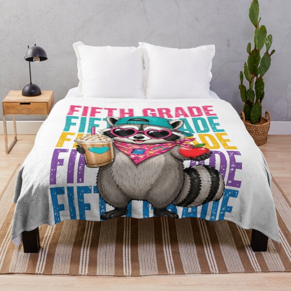 Item preview, Funny Back to School Raccoon Feral Fifth Grade 5th Grader designed and sold by BornBorn.